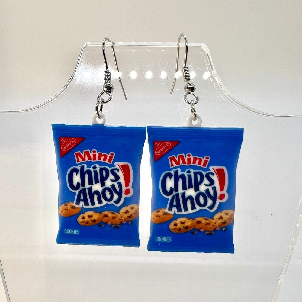 Cookies Earrings - Cookie Accessories - Snack Earrings - Teacher Earrings